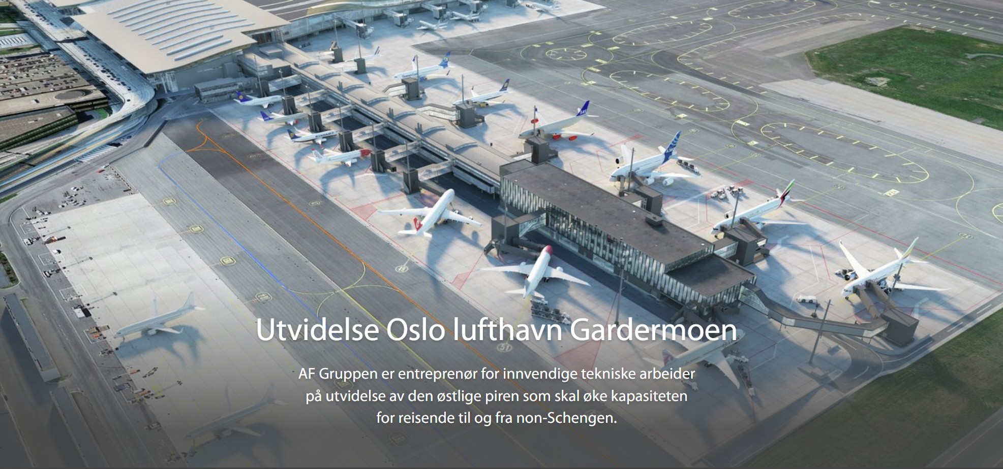 Hovedbilde for Oslo Lufthavn UNSØ
